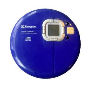 Emerson HD9116BL Blue Portable Compact CD Disc Player CD-R/RW Compatible